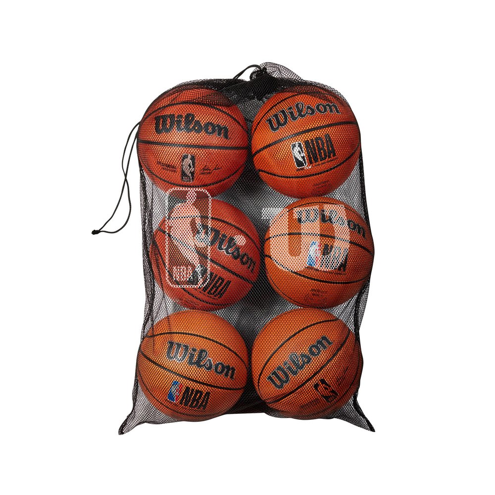 WILSON NBA 6 Ball Mesh Basketball Bag