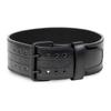 Gymreapers Weightlifting Belt 6MM Genuine Leather - Double Prong Power Belt Heavy Duty 4-Inch Wide - Strong, Stabilizing Back Support for Deadlifts, Squats Powerlifting (Black, X-Small) view 4