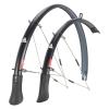 Axiom Flascheguard Fenders Pair Hybrid 700C x 41mm Polycarbonate Stainless Steel Matte Black 700C x 30mm 560g - 177753-01 view 1