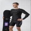 Topeter Adult Compression Padded Shirt Protective T-Shirt Rib Chest Back Shoulder Elbow Protector L view 3