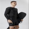 Topeter Adult Compression Padded Shirt Protective T-Shirt Rib Chest Back Shoulder Elbow Protector L view 4