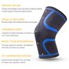 YUNSI Elbow 1Pair Knee Pads Breathable Nylon Elastic Sports Knee Support Brace Running Fitness Basketball Football Protector Joelheiras for Adult (Color : Orange, Size : M) view 3