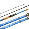 ZYHYD 3.0M Long Road sub Fishing Rod, Three-Section Portable Carbon Solid Fishing Rod, Long-Term cast Road sub Rod, sea Rod, Fishing Gear 2.4M, 2.7M ZYHYD (Color : Spining Rod, Size : 2.7M) view 2
