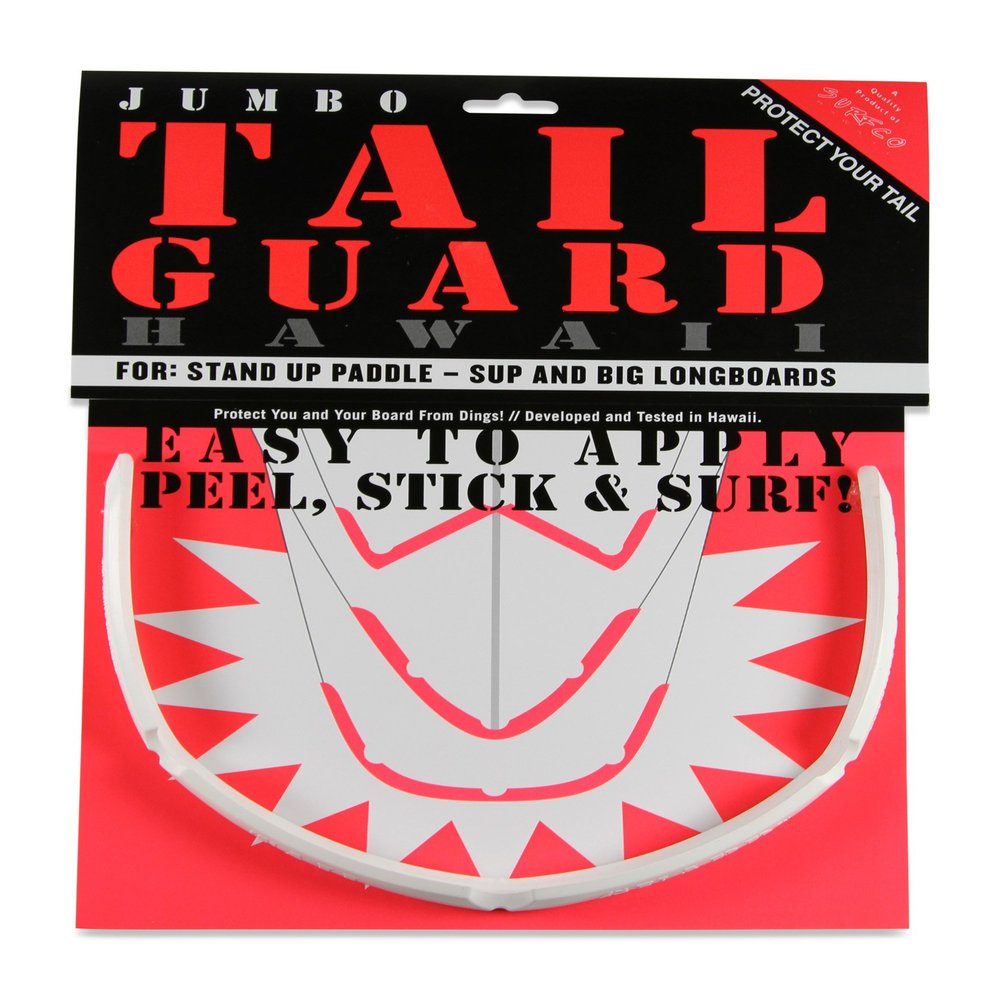 Surfco Hawaii - Jumbo Tail Guard for SUP and Big Longboards in White