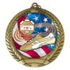 10 Pack of Track Gold Medals Trophy Award with Neck Ribbons MY521 view 2