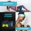 Cardio Max 3.0 lb Hand Dumbbell Set of 2 (1.5 lb Each Egg Weight) + Fabric Resistance Bands Set of 3 for Fitness, Workout, Shadowboxing, Yoga, and More for Men and Women (Lime Green) view 3