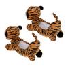 simhoa Soft Super Absorbent Ice Figure Skate Soakers Covers Protectors Guards - Tiger view 4
