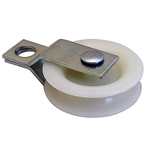 Fehr 1-3/4" Fiberglass Reinforced Nylon Pulley for Baseball Netting Batting Cage - Multi-Purpose Carabiner with Pulley for Sports Netting and Golf Cage Netting- 200 pcs Value Pack