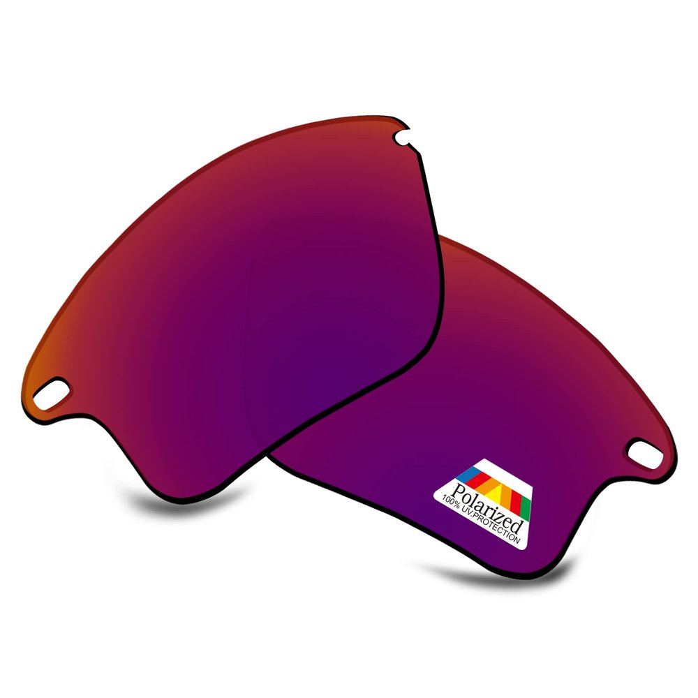 Bwake Replacement Lenses for Oakley Fast Jacket XL Sunglasses OO9156 - Raspberry Purple POLARIZED
