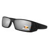 Bwake Replacement Lenses for Oakley Gascan Sunglasses - Satin Silver POLARIZED view 2