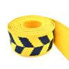 1.5'' Yellow Black Webbing Dog Collar Webbing Diamond Pattern Webbing Striped Webbing Fabric Belt Canvas Bag Strap Ribbon Trim 38mm Width (1) view 4