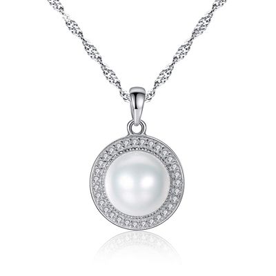 Earrings,Pearl Necklace Simple Temperament Women's Necklace