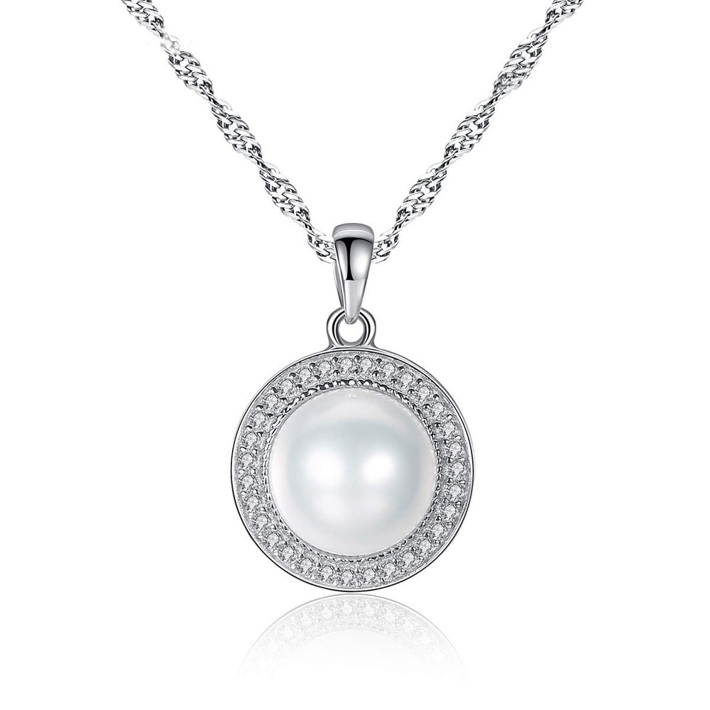 Earrings,Pearl Necklace Simple Temperament Women's Necklace