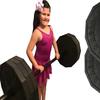 Fake Weights Not 45lb Weight Plates Durable High Density Foam Olympic Style 45 lb Barbell 1 Pair Prop for Strength Bodybuilding Barbell Bar Not Included view 1