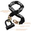 OKG Heavy Duty Motorcycle Chain Lock, 4 Keys, 3.3 ft x 1/2 in (12mm) Thick Hexagonal Cinch Security Chain with 18mm Cut Proof Hardened Alloy Steel U Lock for Motorcycles, E-Bikes, Mopeds, ATVs, Etc. view 3