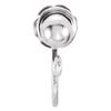 14K Yellow 4 mm Ball Earring Top with Screw Back (sterling-silver) view 2