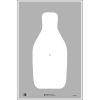 24 Pcs, 22 1/2" x 34 1/2" Standard FBI/DEA Q Target On Bright White Paper(Gray) - All Weather Resistant Target On Heavy Paper view 1