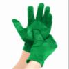 EORUBE Short Opera Satin Gloves for Women - Wrist Length Banquet Tea Party Halloween Costume (Smooth 8.6" - Green) view 2