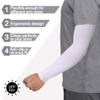 Arm Sleeves for Men and Women, Sleeve to Cover Arms for Men and Women, UV Protection Cooling 6-Pairs Anti-Slip Compression Sun Sleeves for Outdoor Sports Black+White+Grey view 4