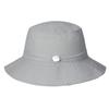 Baby Sun Hat Toddler Bucket Hat for Boys 2-7 Years Smile Face Grey view 3