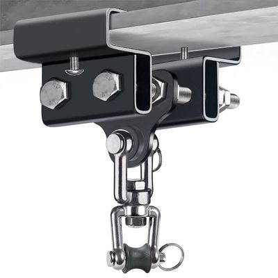 Dolibest Heavy Bag Mount, Punching Bag Hanger, I Beam Hanger, Heavy Bag Hanger for Punching Bag Accessories, Punching Bag Bracket, Beam Hanger with Swivel Hook, Ceiling Mount for Boxing Bag