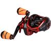 Sougayilang Baitcasting Reel 18LB Carbon Fiber Drag Baitcasters Unequaled Affordable High-tech Innovation Baitcast Fishing Reels - Orange -Right Handed view 1