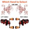 Sougayilang Baitcasting Reel 18LB Carbon Fiber Drag Baitcasters Unequaled Affordable High-tech Innovation Baitcast Fishing Reels - Orange -Right Handed view 3
