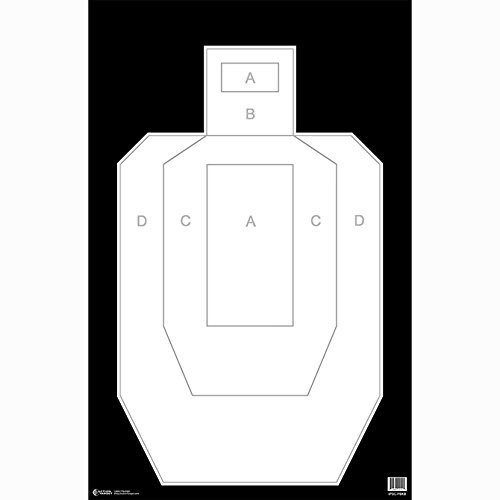 48 Pcs, 23" x 35" High Visibility Ipsc/Uspsa Paper Target - All Weather Resistant Target On Heavy Paper