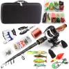 H/A ZYHYD 2.1m Cast Fishing Rod and Fishing Reel Combination Set, Multifunctional Fishing Gear Set, Fishing Line Bait Hook Set with Folding Rod and Reel ZYHYD (Color : Right Hand Wheel, Size : 2.1m) view 1
