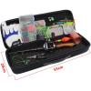 H/A ZYHYD 2.1m Cast Fishing Rod and Fishing Reel Combination Set, Multifunctional Fishing Gear Set, Fishing Line Bait Hook Set with Folding Rod and Reel ZYHYD (Color : Right Hand Wheel, Size : 2.1m) view 4