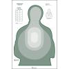 24 Pcs, 24" x 40" Us Dept. of The Treasury Transitional Target Ii (Green) - All Weather Resistant Target On Heavy Paper view 1