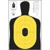 100 Pcs, 23" x 35" B-27E-Yw High Visibility Fluorescent Yellow and Black Target view 1