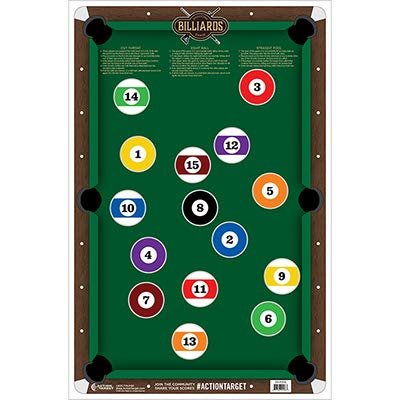 24 Pcs, 23"x35" Billiards Target