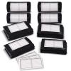 Softball Wristbands for Signs - Single Window Adult Size 20 Pack - Football Quarterback (QB) Play Sheets - Baseball Armband Playbook - (Black) view 1
