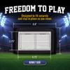 Softball Wristbands for Signs - Single Window Adult Size 20 Pack - Football Quarterback (QB) Play Sheets - Baseball Armband Playbook - (Black) view 3
