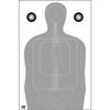 24 Pcs, 23" x 35" Tq-15 Qualification Target(Gray) W/Vital Anatomy view 1