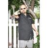 24 Pcs, 22" x 34" Home Invasion Scenario Target - Man W/Pistol by Fence view 1