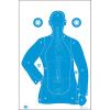 100 Pcs, 23" x 35" B-21E Qualification Target(Blue) W/Vital Anatomy view 1