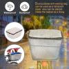 Lixada Rear Bike Basket with Waterproof Fabric Case, Metal Wire Bike Cargo Basket Fits Most Adult Bikes, Large Bicycle Basket Rear Rack Bike Basket for Pet, Shopping, Grocery, Commuting, Picnic view 3