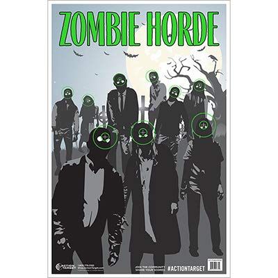 100 Pcs, 23"x35" Zombie Horde Target