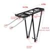 Bike Cargo Rack Cargo Universal Adjustable Bicycle Rear Luggage Touring Carrier Racks 55lbs Capacity Quick Release Mountain Road Bike Pannier Rack for 26"-29" Frames view 3