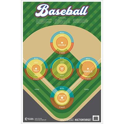 48 Pcs, 23"x35" Baseball Target