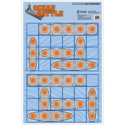 100 Pcs, 23"x35" Ocean Battle Target
