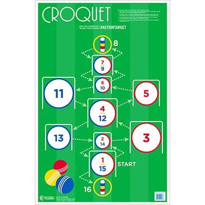 100 Pcs, 23"x35" Croquet Target