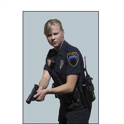 48 Pcs, 24" x 36" Female Officer W/Gun Split Second Target