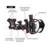 AMEYXGS Archery 7 Pin Bow Sights 0.019 Optical Fiber Micro Adjust Tool Less Design for Compound Bows Archery Hunting (Camo) view 3
