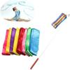 RY-CAN 6M 9 Colors Dance Ribbon Gym Rhythmic Art Gymnastic Ballet Streamer Twirling Rod Gymnastics Ribbon-Ribbon, Blue, Stick Length:Approx. 60cm view 2