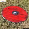 Nautical-Mart SCA/LARP/Norse/Norway/Antique/Armor - Aged Wood Viking Shield view 4