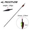 29 Inch Arrow 500 Spine Arrow Target Practice Arrow Hunting Arrow Carbon Arrows Compound Bow Recurve Bow Adult Youth Archery Indoor Outdoor Shooting Broadhead Tip 12pc Red view 4