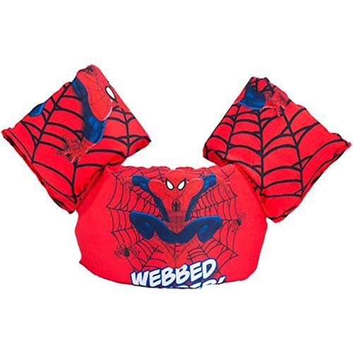 JKSPORTS Floats for Pool,Kids Swimming from 30 to 50lbs, Compatible 20-30 Pounds Infant/Baby/Toddler, Swim Vest with Arm Wings for Boys and Girls (Red Spider1)